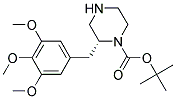 (R)-2-(3,4,5-TRIMETHOXY-BENZYL)-PIPERAZINE-1-CARBOXYLIC ACID TERT-BUTYL ESTER Struktur