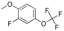 3-FLUORO-4-METHOXY(TRIFLUOROMETHOXY)BENZENE Struktur