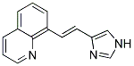 8-[2-(1H-IMIDAZOL-4-YL)-VINYL]-QUINOLINE Struktur