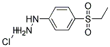 [4-(ETHYLSULFONYL)PHENYL]HYDRAZINE HYDROCHLORIDE Struktur