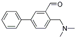 4-DIMETHYLAMINOMETHYL-BIPHENYL-3-CARBALDEHYDE Struktur