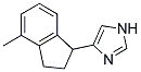 4-(4-メチルインダン-1-イル)-1H-イミダゾール 化學(xué)構(gòu)造式