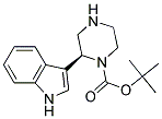 (S)-2-(1H-INDOL-3-YL)-PIPERAZINE-1-CARBOXYLIC ACID TERT-BUTYL ESTER Struktur