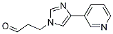 3-(4-PYRIDIN-3-YL-IMIDAZOL-1-YL)-PROPIONALDEHYDE Struktur