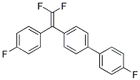 4'-[2,2-DIFLUORO-1-(4-FLUOROPHENYL)VINYL]-4-FLUOROBIPHENYL Struktur