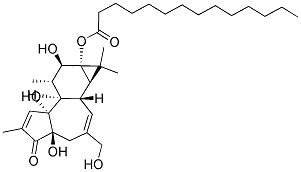 PHORBOL-13-MONOMYRISTATE Struktur