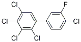 3'-FLUORO-2,3,4,4',5-PENTACHLOROBIPHENYL Struktur