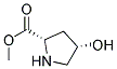 (2S,4S)-METHYL 4-HYDROXYPYRROLIDINE-2-CARBOXYLATE Struktur