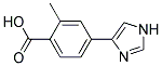 4-(1H-IMIDAZOL-4-YL)-2-METHYL-BENZOIC ACID Struktur