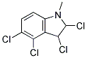 N-METHYLTETRACHLORODIHYDRO INDOLE Struktur