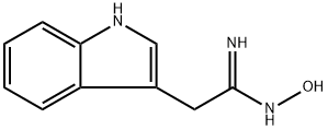 N-HYDROXY-2-(1H-INDOL-3-YL)-ACETAMIDINE Struktur