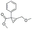 METHYL 2-METHOXYMETHYL-1-PHENYLCYCLOPROP-2-ENECARBOXYLATE Struktur