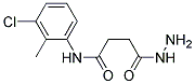 N-(3-CHLORO-2-METHYL-PHENYL)-3-HYDRAZINOCARBONYL-PROPIONAMIDE Struktur