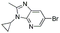 6-BROMO-3-CYCLOPROPYL-2-METHYL-3H-IMIDAZO[4,5-B]PYRIDINE Struktur