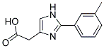 (2-M-TOLYL-1H-IMIDAZOL-4-YL)-ACETIC ACID Struktur