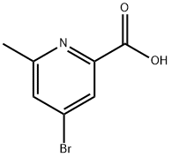 4-BROMO-6-METHYL-PYRIDINE-2-CARBOXYLIC ACID Struktur