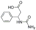 3-[(AMINOCARBONYL)AMINO]-3-PHENYLPROPANOIC ACID Struktur