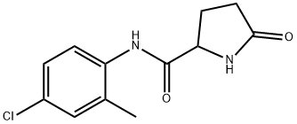 N-(4-CHLORO-2-METHYLPHENYL)-5-OXOPROLINAMIDE Struktur