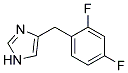 4-(2,4-DIFLUORO-BENZYL)-1H-IMIDAZOLE Struktur