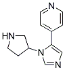 4-(3-PYRROLIDIN-3-YL-3H-IMIDAZOL-4-YL)-PYRIDINE Struktur