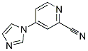 4-IMIDAZOL-1-YL-PYRIDINE-2-CARBONITRILE Struktur