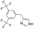 4-(3,5-BIS-TRIFLUOROMETHYL-BENZYL)-1H-IMIDAZOLE Struktur