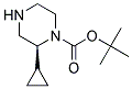 (S)-2-CYCLOPROPYL-PIPERAZINE-1-CARBOXYLIC ACID TERT-BUTYL ESTER Struktur