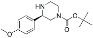 (R)-3-(4-METHOXY-PHENYL)-PIPERAZINE-1-CARBOXYLIC ACID TERT-BUTYL ESTER Struktur