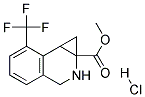 METHYL 7-(TRIFLUOROMETHYL)-1A,2,3,7B-TETRAHYDRO-1H-CYCLOPROPA[C]ISOQUINOLINE-1A-CARBOXYLATE HYDROCHLORIDE Struktur