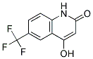 4-HYDROXY-6-TRIFLUOROMETHYL-1H-QUINOLIN-2-ONE Struktur