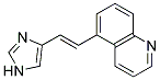 5-[2-(1H-IMIDAZOL-4-YL)-VINYL]-QUINOLINE Struktur