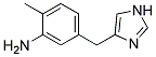 5-(1H-IMIDAZOL-4-YLMETHYL)-2-METHYL-PHENYLAMINE Struktur