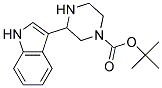 3-(1H-INDOL-3-YL)-PIPERAZINE-1-CARBOXYLIC ACID TERT-BUTYL ESTER Struktur