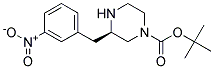 (R)-3-(3-NITRO-BENZYL)-PIPERAZINE-1-CARBOXYLIC ACID TERT-BUTYL ESTER Struktur