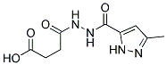 4-[N'-(5-METHYL-2H-PYRAZOLE-3-CARBONYL)-HYDRAZINO]-4-OXO-BUTYRIC ACID Struktur