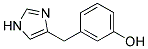 3-(1H-IMIDAZOL-4-YLMETHYL)-PHENOL Struktur