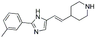 4-[2-(2-M-TOLYL-IMIDAZOL-4-YL)-VINYL]-PIPERIDINE Struktur