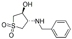 (3S,4S)-4-(BENZYLAMINO)TETRAHYDROTHIOPHENE-3-OL 1,1-DIOXIDE Struktur