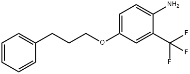 4-(3-PHENYLPROPOXY)-2-(TRIFLUOROMETHYL)ANILINE Struktur