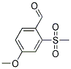 4-METHOXY-2-METHYLSULFONYLBENZALDEHYDE Struktur