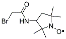 3-(2-BROMOACETAMIDO)-2,2,5,5-TETRAMETHYL-1-PYRROLIDINYLOXY, FREE RADICAL Struktur