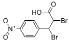 3-(4-NITROPHENYL)-2,3-DIBROMOPROPIONIC ACID Struktur