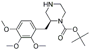 (S)-2-(2,3,4-TRIMETHOXY-BENZYL)-PIPERAZINE-1-CARBOXYLIC ACID TERT-BUTYL ESTER Struktur