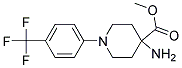 METHYL 4-AMINO-1-(4-(TRIFLUOROMETHYL)PHENYL)PIPERIDINE-4-CARBOXYLATE Struktur