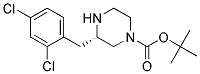 (S)-3-(2,4-DICHLORO-BENZYL)-PIPERAZINE-1-CARBOXYLIC ACID TERT-BUTYL ESTER Struktur