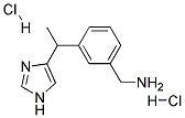 3-[1-(1H-IMIDAZOL-4-YL)-ETHYL]-BENZYLAMINE 2HCL Struktur