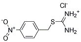 AMINO[(4-NITROBENZYL)SULFANYL]METHANIMINIUM CHLORIDE Struktur