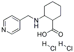 2-[(PYRIDIN-4-YLMETHYL)-AMINO]-CYCLOHEXANECARBOXYLIC ACID DIHYDROCHLORIDE Struktur