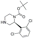 (S)-2-(2,6-DICHLORO-PHENYL)-PIPERAZINE-1-CARBOXYLIC ACID TERT-BUTYL ESTER Struktur