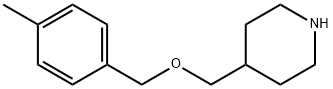 4-([(4-METHYLBENZYL)OXY]METHYL)PIPERIDINE Struktur